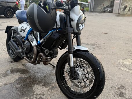 2019 Ducati Scrambler 800, белый, 785000 рублей, вид 4