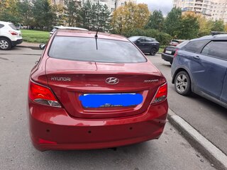 2014 Hyundai Solaris I Рестайлинг, красный, 950000 рублей, вид 2