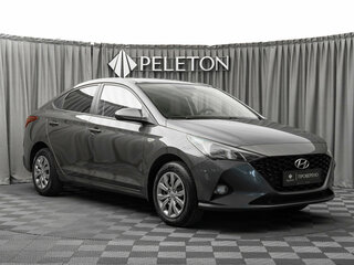 2021 Hyundai Solaris II Рестайлинг, серый, 1730000 рублей, вид 2