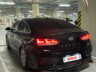 2017 Hyundai Sonata VII (LF), чёрный, 1490000 рублей, вид 3