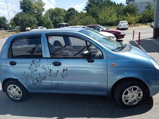 2007 Daewoo Matiz I Рестайлинг, синий, 140000 рублей, вид 2
