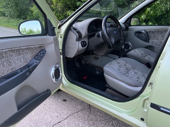 2006 Lada (ВАЗ) Kalina I, зелёный, 110000 рублей - вид 11