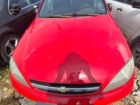 2007 Chevrolet Lacetti I, красный, 212000 рублей, вид 2
