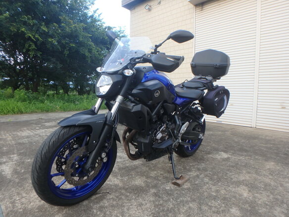 2017 Yamaha MT-07 (FZ-07), синий, 720000 рублей - вид 9