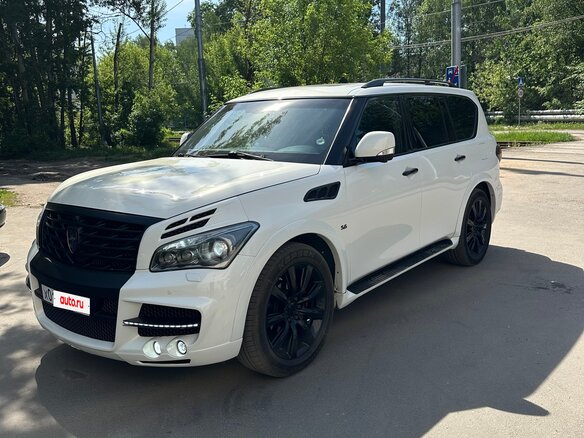 2014 Infiniti QX80 I Рестайлинг, белый