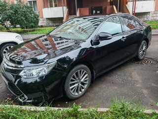 2016 Toyota Camry VII (XV50) Рестайлинг, чёрный, 1750000 рублей, вид 1