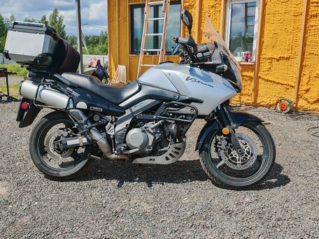 2008 Suzuki V-Strom 1000, серебристый, 499999 рублей, вид 2