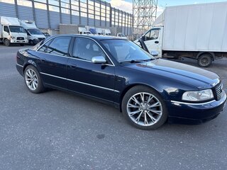 1999 Audi A8 I (D2) Рестайлинг, синий, 800000 рублей, вид 2