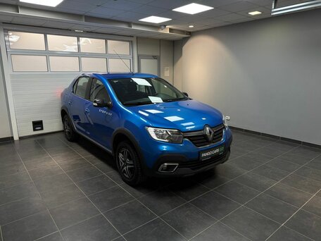 2020 Renault Logan Stepway II Рестайлинг, голубой, 1033000 рублей, вид 3