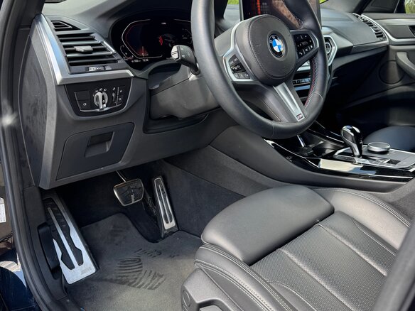 2022 BMW X3 20d xDrive III (G01) Рестайлинг, синий - вид 17