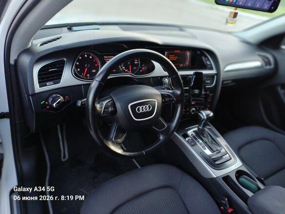 2013 Audi A4 IV (B8) Рестайлинг, белый, 1350000 рублей - вид 11