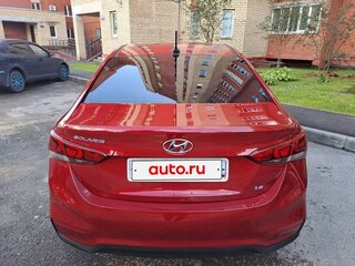 2018 Hyundai Solaris II, красный, 1500000 рублей, вид 4
