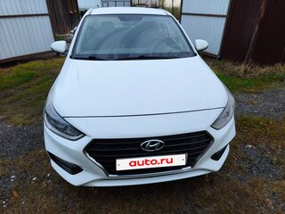 2018 Hyundai Solaris II, белый, 840000 рублей, вид 1
