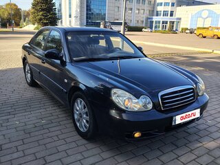 2007 Hyundai Sonata ТагАЗ IV (EF) Рестайлинг, чёрный, 410000 рублей, вид 3