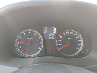 2014 Hyundai Solaris I Рестайлинг, оранжевый, 1090000 рублей, вид 4