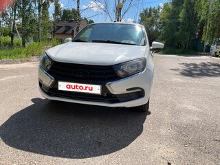 2019 Lada (ВАЗ) Granta I Рестайлинг, белый, 615000 рублей, вид 3
