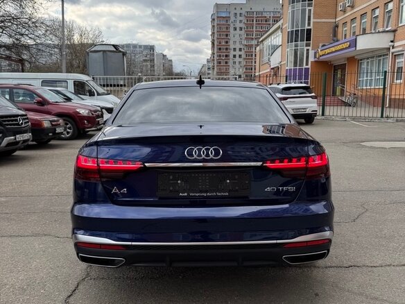2021 Audi A4 40 TFSI V (B9) Рестайлинг, синий, 4200000 рублей - вид 6