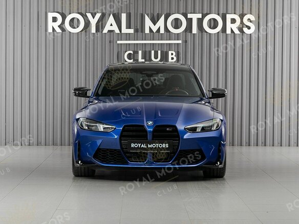 2024 BMW M3 Competition Package VI (G80) Рестайлинг, синий, 15840000 рублей - вид 1