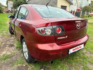2008 Mazda 3 I (BK) Рестайлинг, красный, 490000 рублей, вид 4