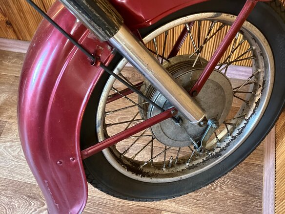 1960 Jawa 350/360, красный, 380000 рублей - вид 28
