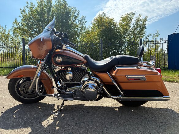2008 Harley-Davidson Street Glide, оранжевый, 860000 рублей - вид 5