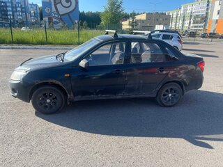 2012 Lada (ВАЗ) Granta I, чёрный, 150000 рублей, вид 2