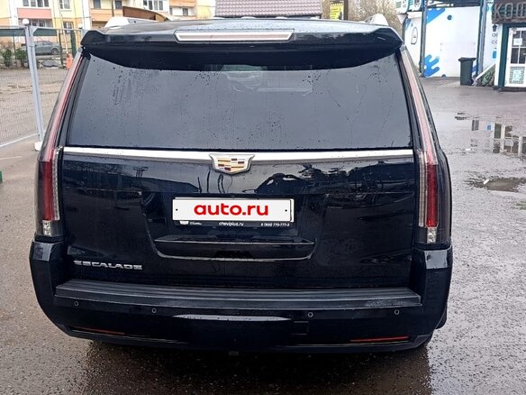 2016 Cadillac Escalade IV, чёрный, 2800000 рублей - вид 4
