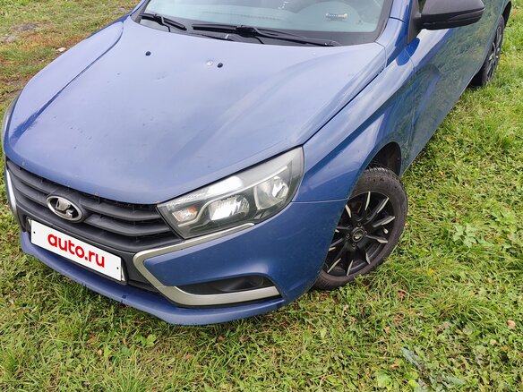 2017 Lada (ВАЗ) Vesta I, синий, 715000 рублей - вид 2