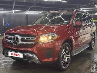 2017 Mercedes-Benz GLS 450 I (X166), красный, 3530000 рублей, вид 3