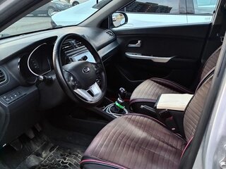 2014 Kia Rio III, серебристый, 800000 рублей, вид 3
