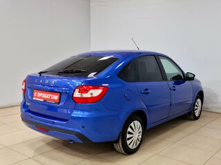 2019 Lada (ВАЗ) Granta I Рестайлинг, синий, 590000 рублей, вид 4