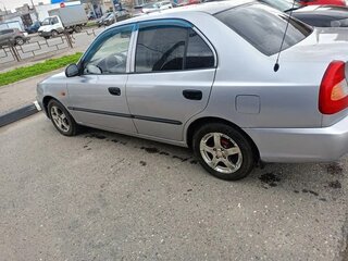 2008 Hyundai Accent ТагАЗ II, серебристый, 300000 рублей, вид 4