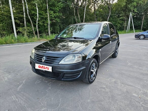 2011 Renault Logan I Рестайлинг, чёрный