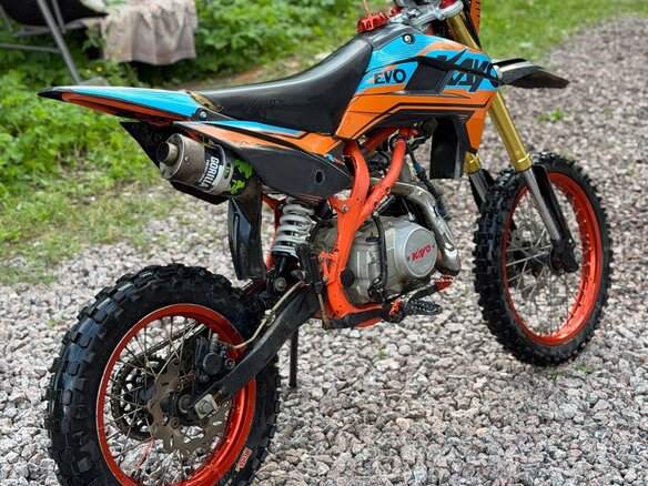 2022 Kayo Evolution YX125EM, синий, 55000 рублей - вид 5