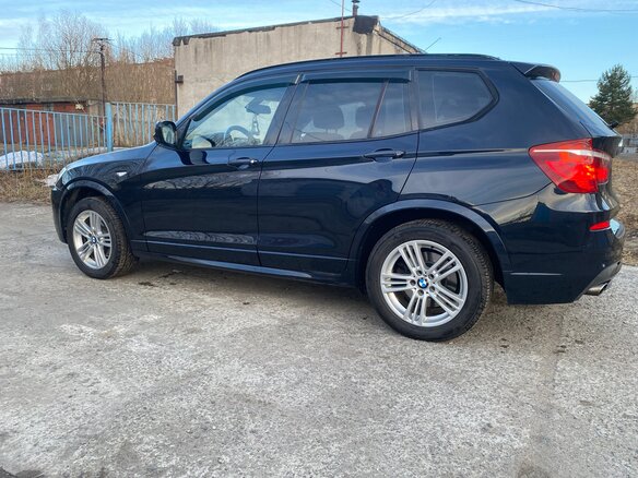 2012 BMW X3 20d xDrive II (F25), синий, 2200000 рублей - вид 10