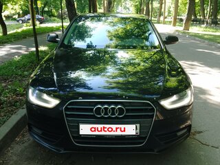 2013 Audi A4 IV (B8) Рестайлинг, чёрный, 1450000 рублей, вид 2