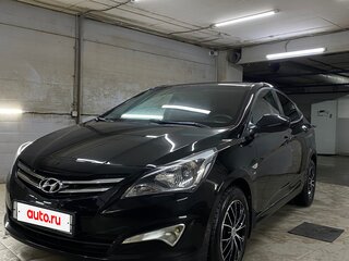 2016 Hyundai Solaris I Рестайлинг, чёрный, 1150000 рублей, вид 1