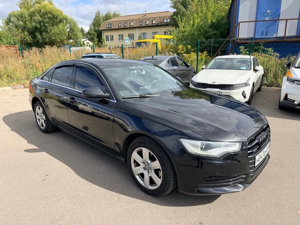 2013 Audi A6 IV (C7), чёрный - вид 4