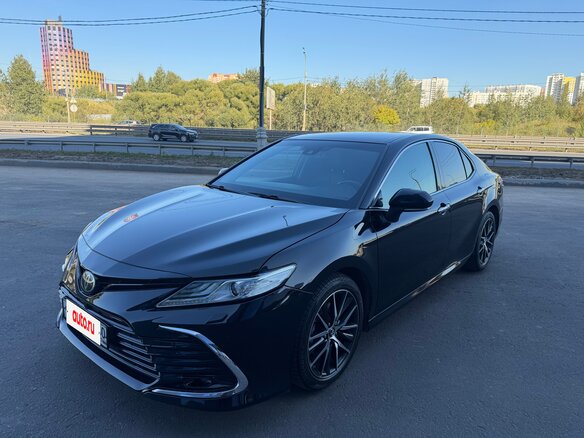 2018 Toyota Camry VIII (XV70), чёрный, 2700000 рублей - вид 6