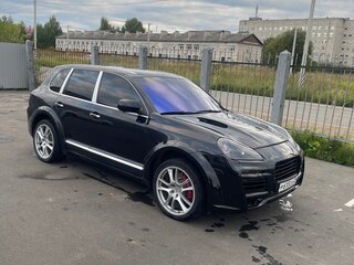2007 Porsche Cayenne Turbo I Рестайлинг (957), чёрный, 1300000 рублей, вид 2