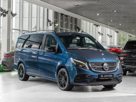 2022 Mercedes-Benz V-Класс Compact 300 d компактный III (W447) Рестайлинг, синий, 6700000 рублей, вид 3