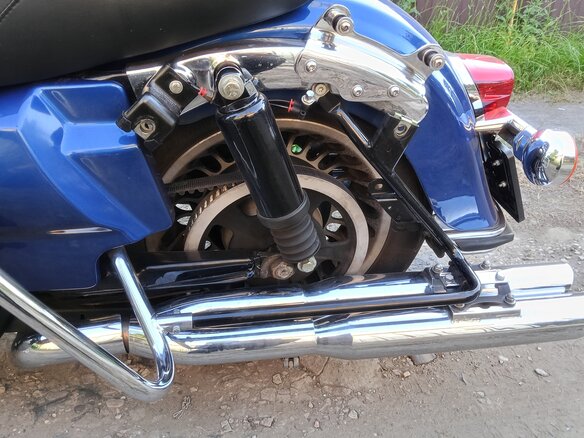 2010 Harley-Davidson Road King, синий, 1250000 рублей - вид 18