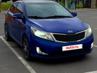 2012 Kia Rio 4-speed III, синий, 490000 рублей, вид 1