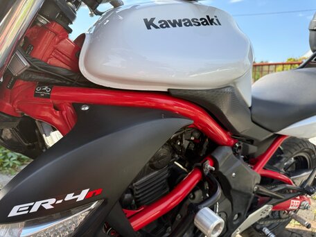 2012 Kawasaki ER-4N, белый, 330000 рублей, вид 3