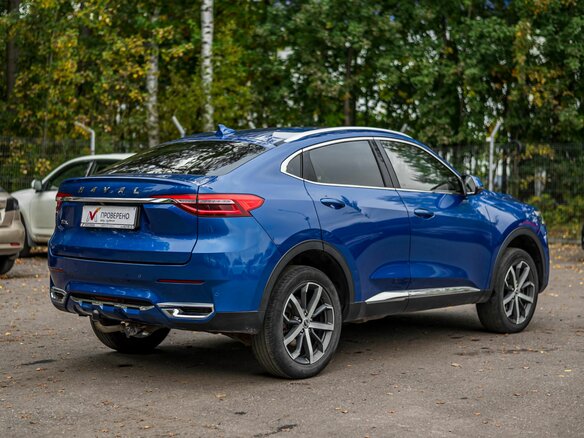 2022 Haval F7x I Рестайлинг, синий - вид 1