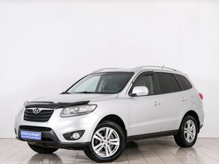 2011 Hyundai Santa Fe II Рестайлинг, серебристый, 1299000 рублей, вид 3
