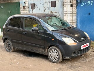 2007 Chevrolet Spark II, чёрный, 189990 рублей, вид 1