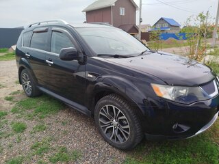2008 Mitsubishi Outlander II, чёрный, 1100000 рублей, вид 3