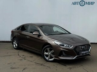 2017 Hyundai Sonata VII (LF) Рестайлинг, коричневый, 1775000 рублей, вид 3