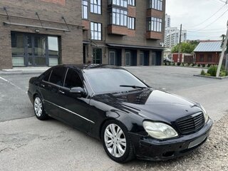 2002 Mercedes-Benz S-Класс 320 IV (W220), чёрный, 215000 рублей, вид 3